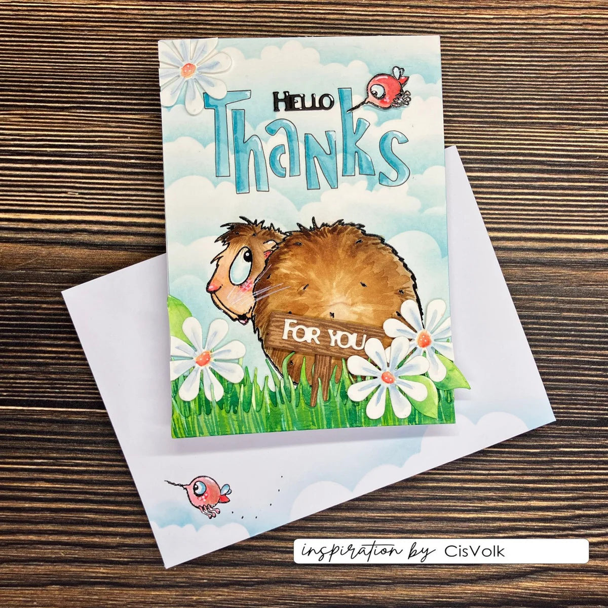 Vaessen Creative - Clear Stamps Guinea Pigs 4 - CAR0006