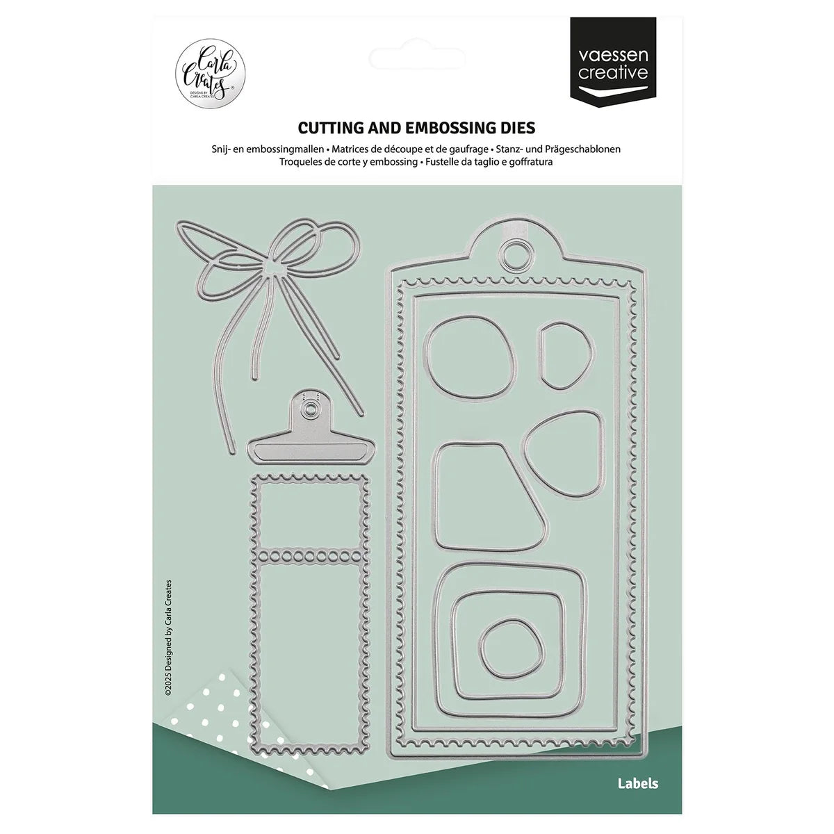 Vaessen Creative • Cutting Dies Label 13pcs