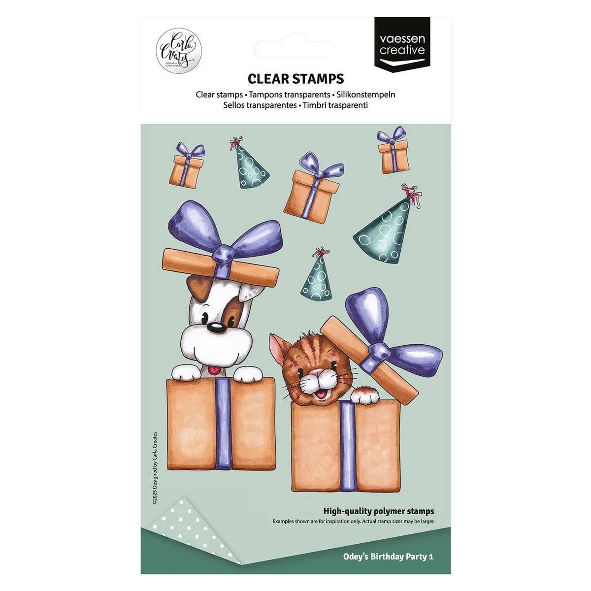 Vaessen Creative • Clear Stamps Odey's Birthday Party 1