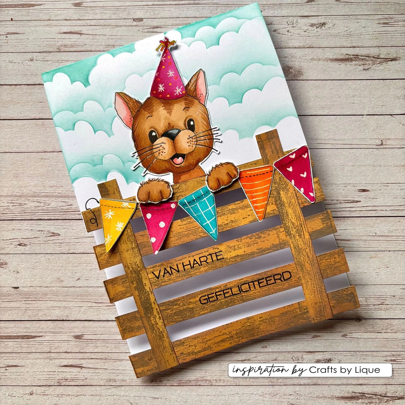 Vaessen Creative • Clear Stamps Odey's Birthday Party 1