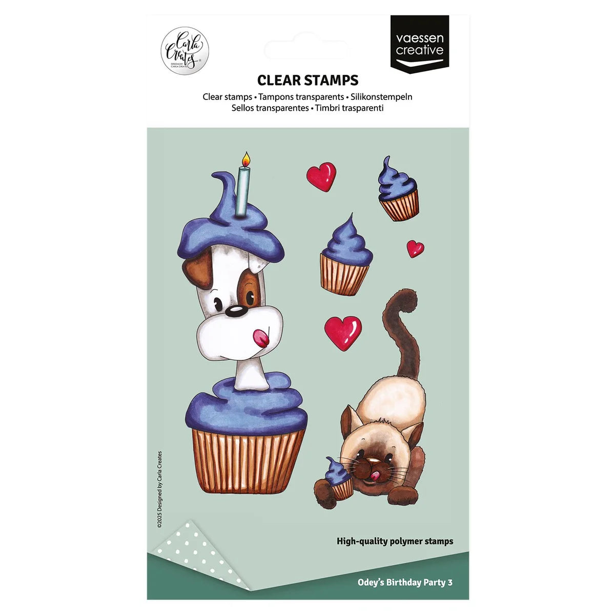 Vaessen Creative • Clear Stamps Odey's Birthday Party 3