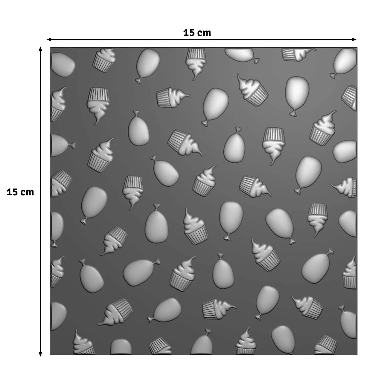 Vaessen Creative • Embossing Folder Party 5.9x5.9"