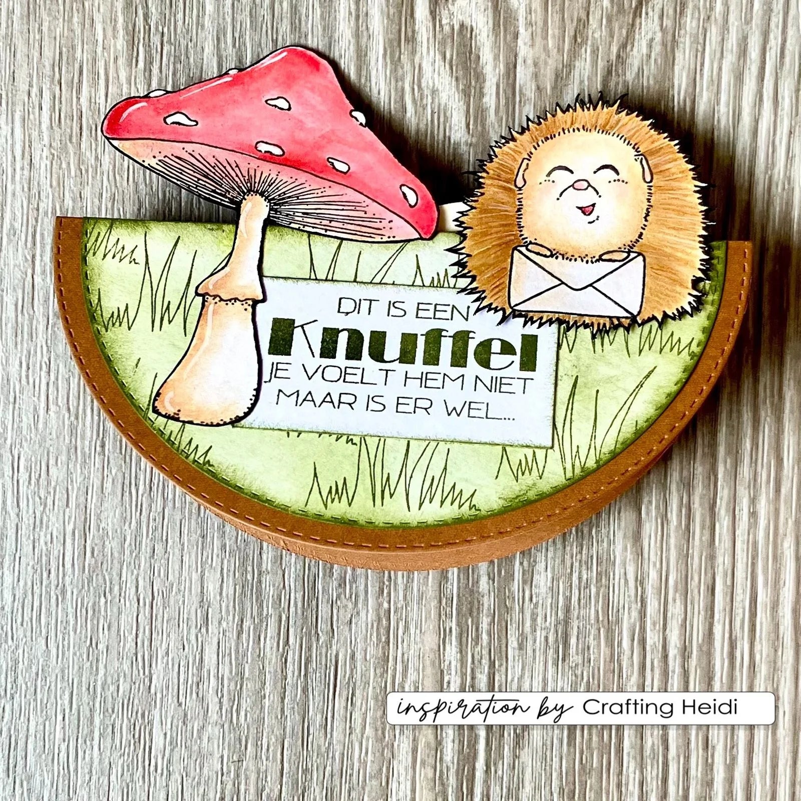 Vaessen Creative • Clear Stamps by Carla Creates Hedgy 1 13pcs