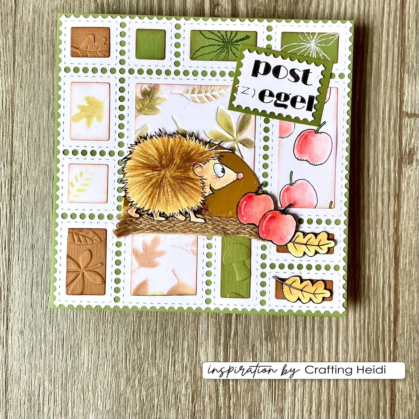 Vaessen Creative • Clear Stamps by Carla Creates Hedgy 2 15pcs