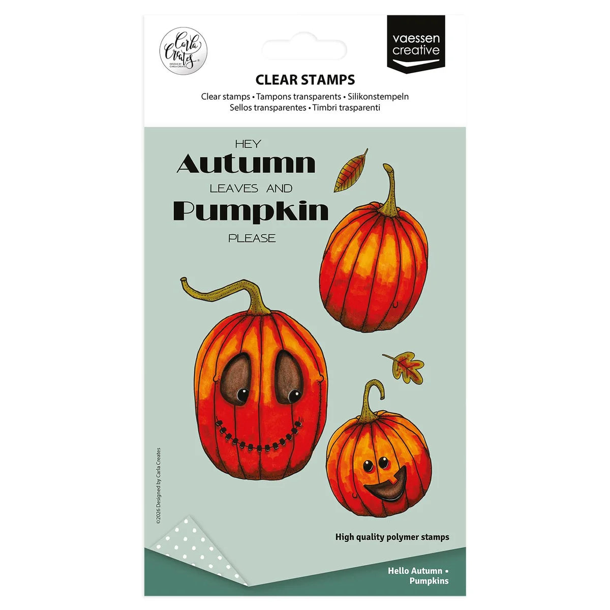 Vaessen Creative • Clear Stamps by Carla Creates Pumpkins 13pcs