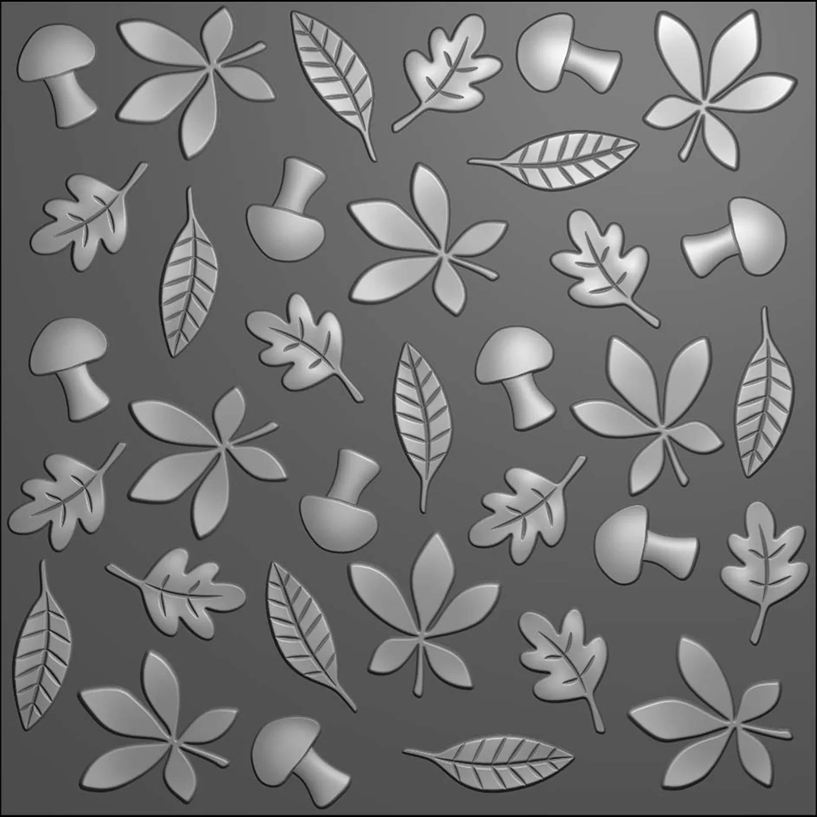 Vaessen Creative • 3D Embossing Folder by Carla Creates Leaves 5.9x5.9"