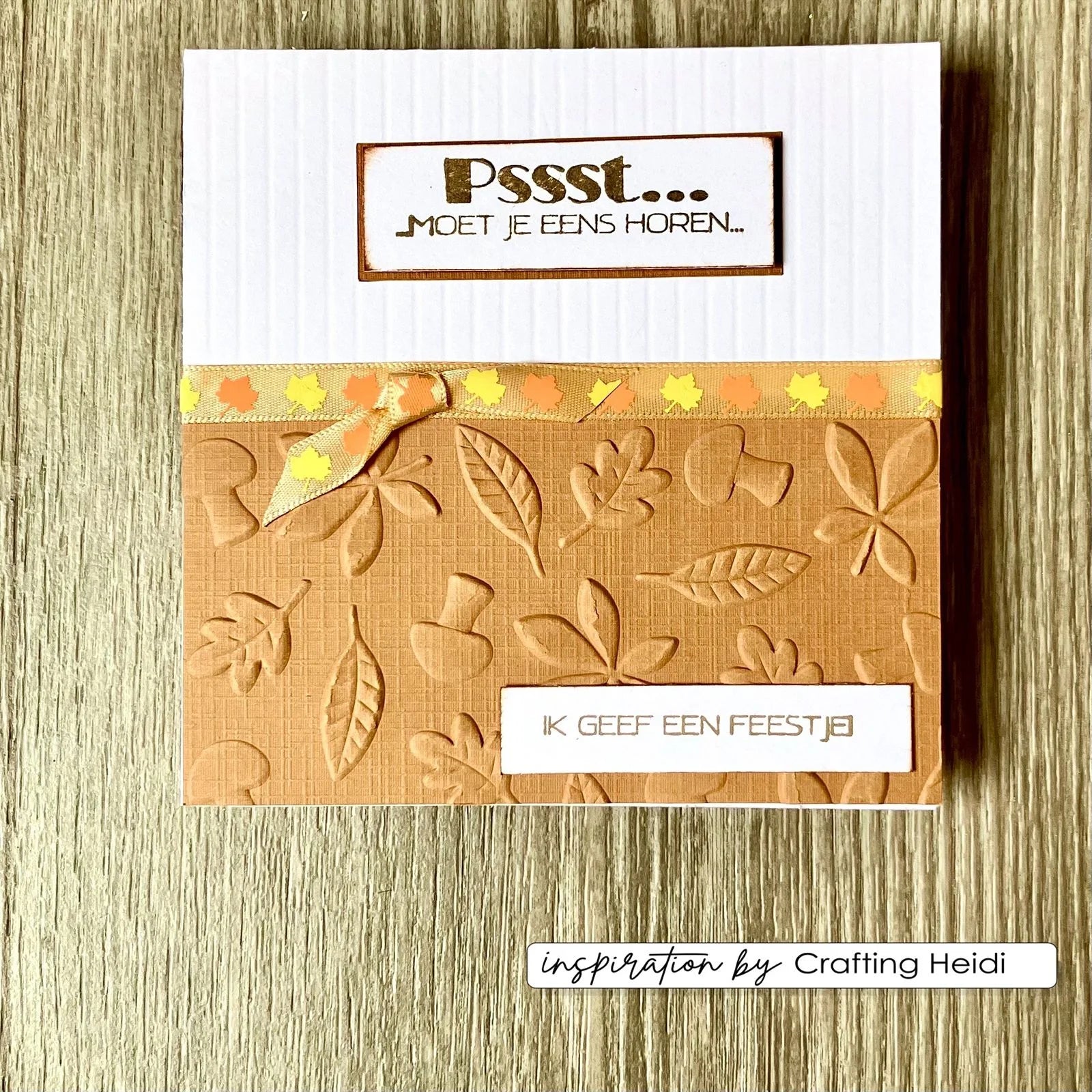 Vaessen Creative • 3D Embossing Folder by Carla Creates Leaves 5.9x5.9"