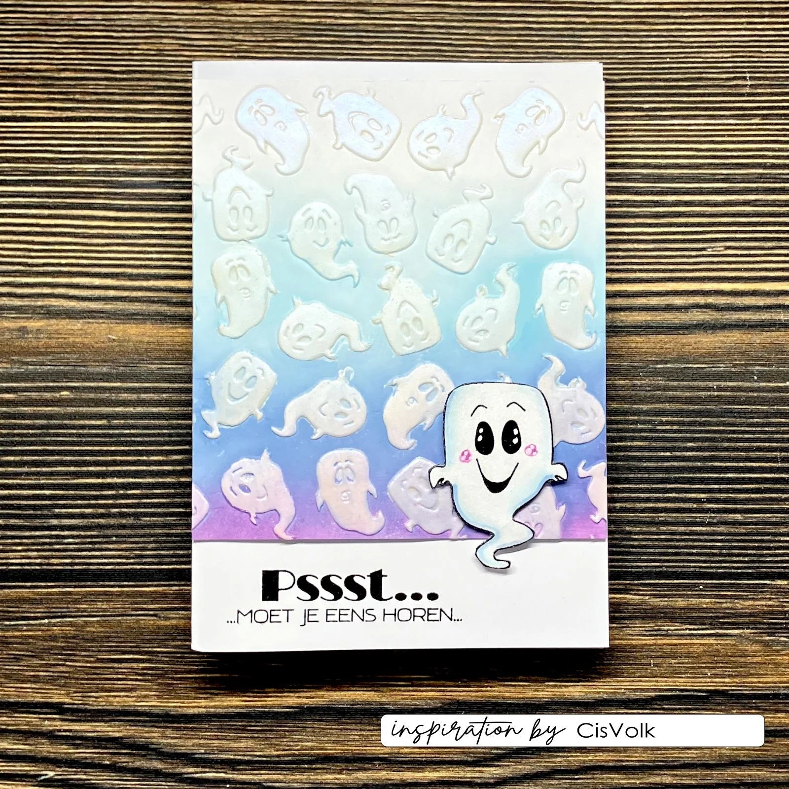 Vaessen Creative • 3D Embossing Folder by Carla Creates Ghosts 5.9x5.9"