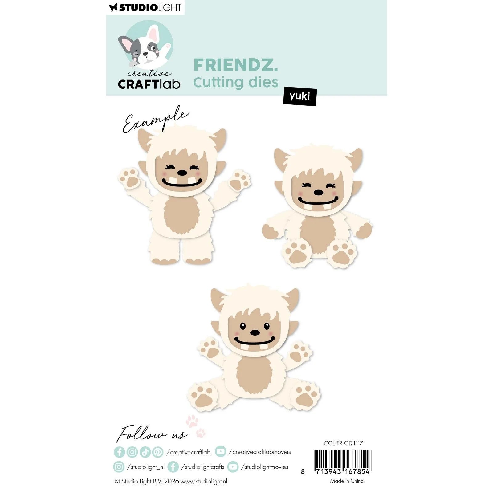 Creative Craftlab - Yuki Friendz Cutting Die - CCL-FR-CD1117