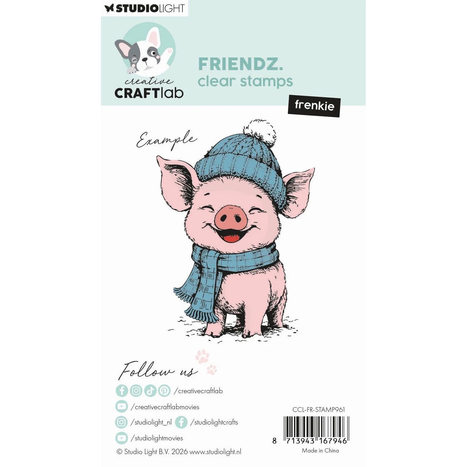 Creative Craftlab - Friendz Frenkie Clear Stamp - CCL-FR-STAMP961