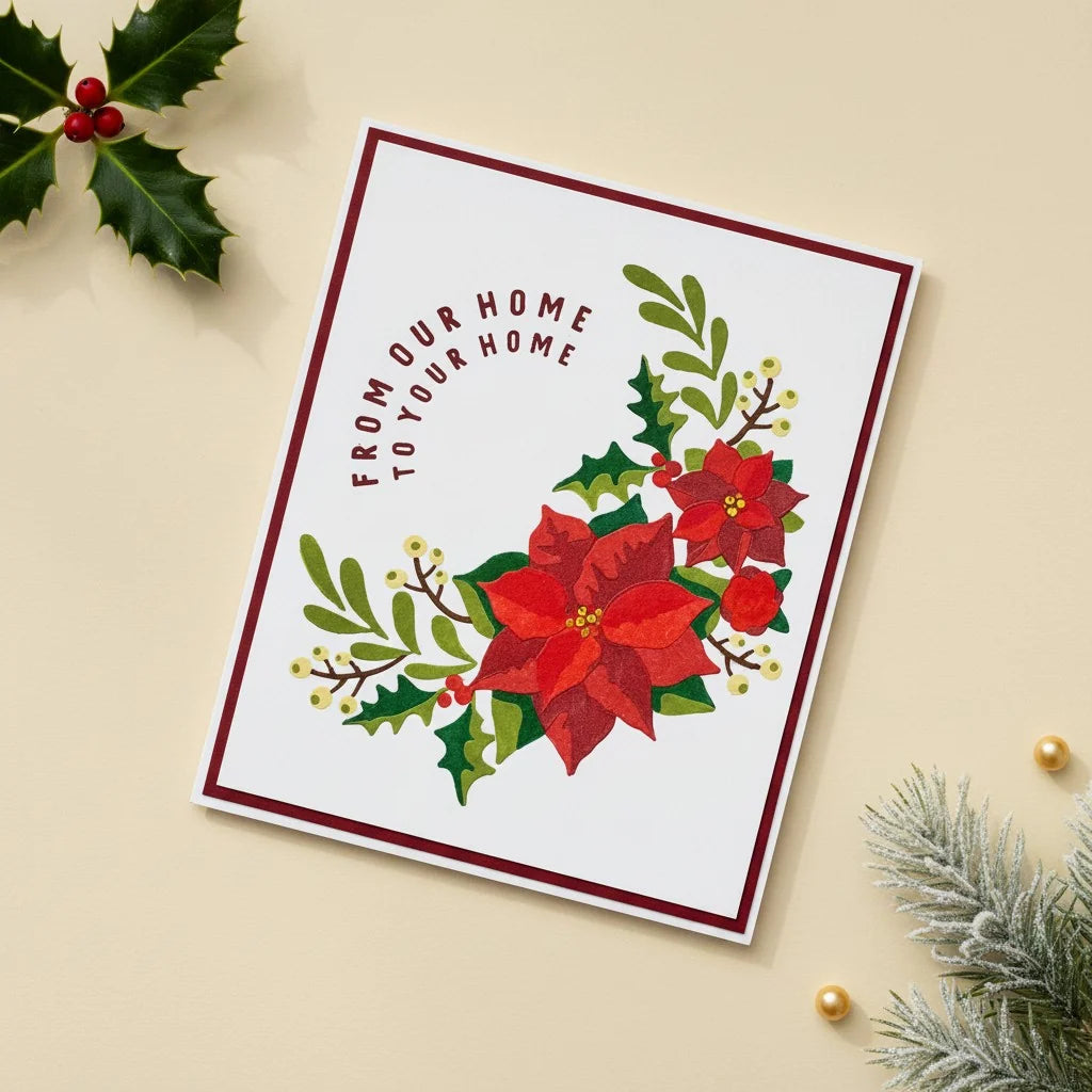 Lisa Horton Crafts - Festive Wreath Stamp Set - LHCCS105