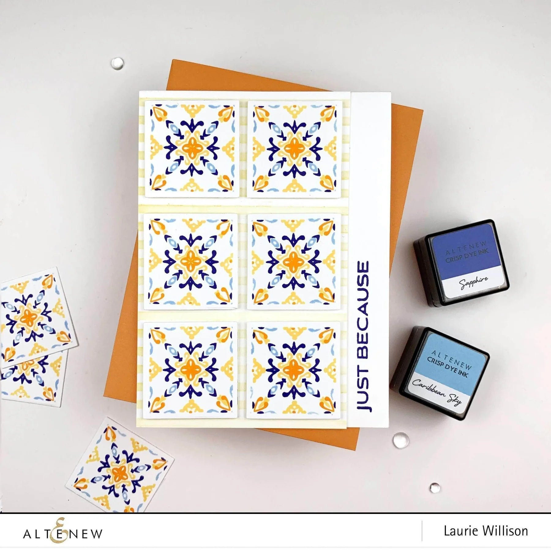 Delicate Tiles Stamp Set