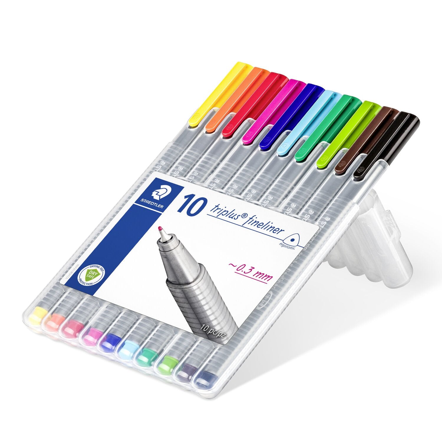 Triplus Fineliner Set of 10 0.3mm - SKU: 334 SB10