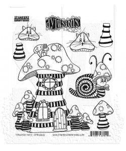 Dyan Reaveley's Dylusions Cling Mount Stamps: Toadstool Tales - DYR10010