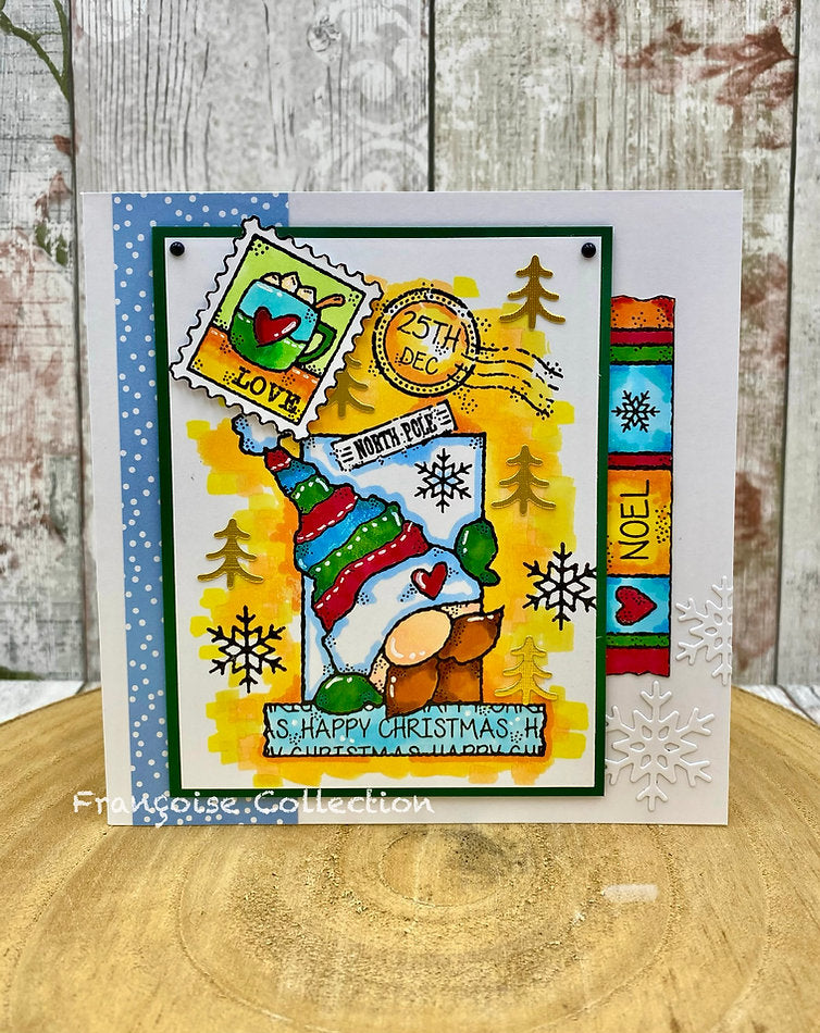 Woodware - Christmas Love A6 Clear Stamp Set By Françoise Read - WFRS0168