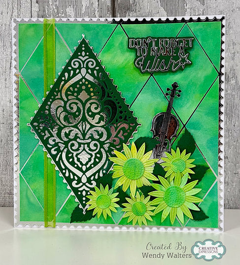 Damask Diamonds Die Set - The Diamond Collection By Jamie Rogers Crafts