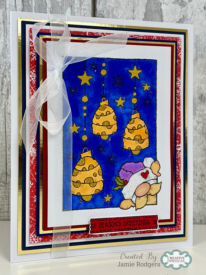 Woodware - Jingle Bells A6 Clear Stamp Set By Françoise Read - WFRS0170