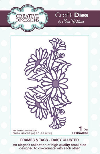 Daisy Cluster Craft Die By Sue Wilson
