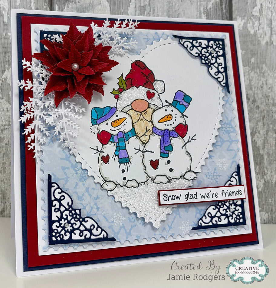Woodware - Snow Buddies A6 - A6 Clear Stamp Set By Françoise Read - WFRS0165