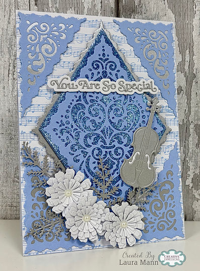 Damask Diamonds Die Set - The Diamond Collection By Jamie Rogers Crafts