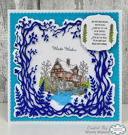 Woodware - Glade Mill Haven A6 Clear Stamp Set By Gwen Fletcher - WGFS028