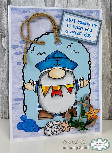 Woodware Ahoy Captain A6 Clear Stamp Set By Françoise Read