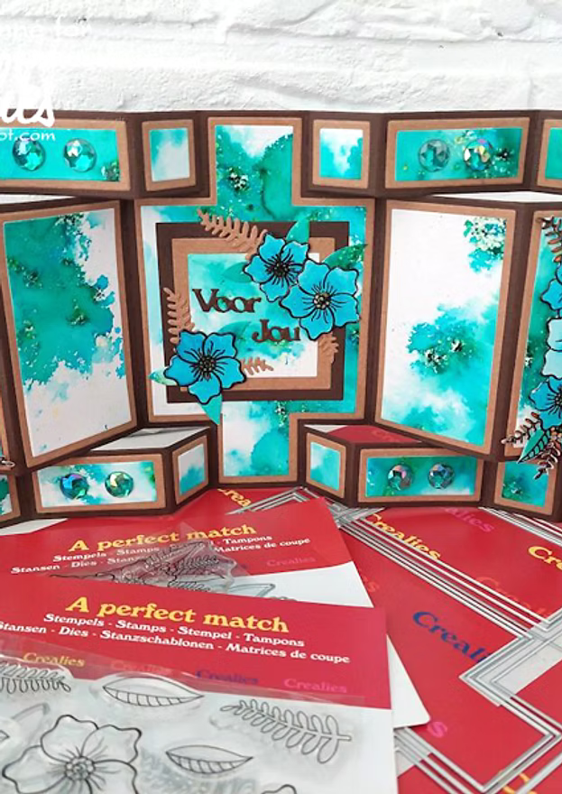 Double Display Card Dies - On the Move By Crealies