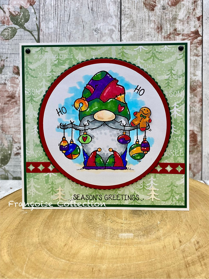Woodware - Elf Costume A6 Clear Stamp Set By Françoise Read - WFRS0169
