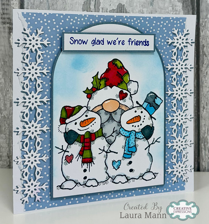 Woodware - Snow Buddies A6 - A6 Clear Stamp Set By Françoise Read - WFRS0165