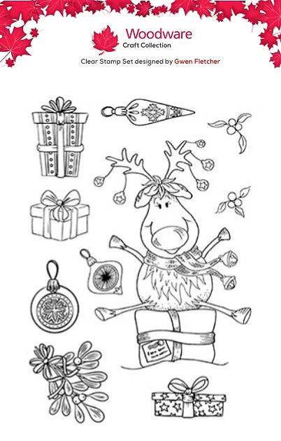 Woodware - Roxy A6 Clear Stamp Set By Gwen Fletcher - WGFS013