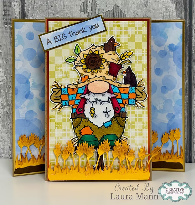 Woodware Scarecrow Norman A6 Clear Stamp Set by Françoise Read