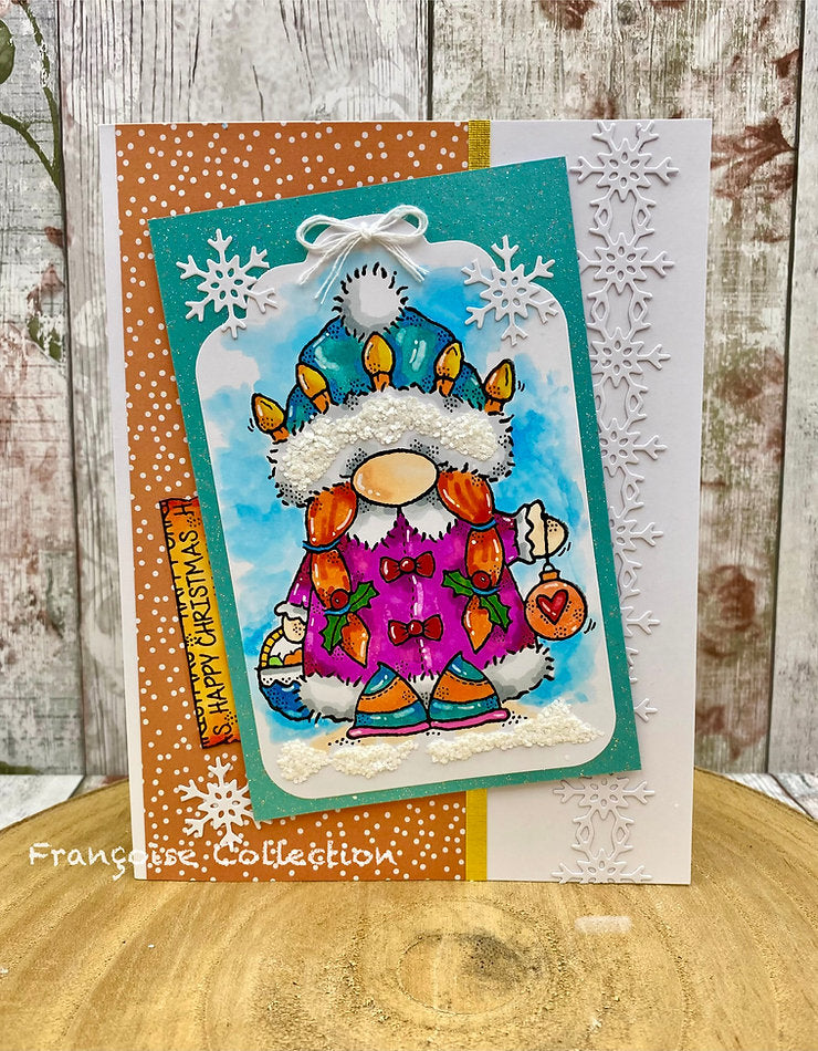 Woodware - Mrs Claus A6 Clear Stamp Set By Françoise Read - WFRS0164