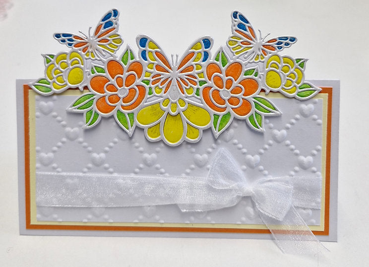 Butterfly Floral Craft Die By Sue Wilson