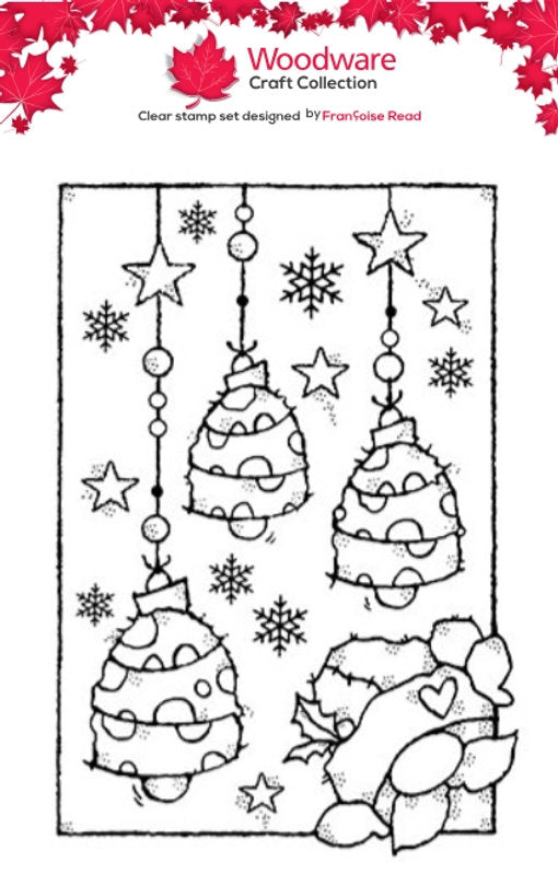 Woodware - Jingle Bells A6 Clear Stamp Set By Françoise Read - WFRS0170