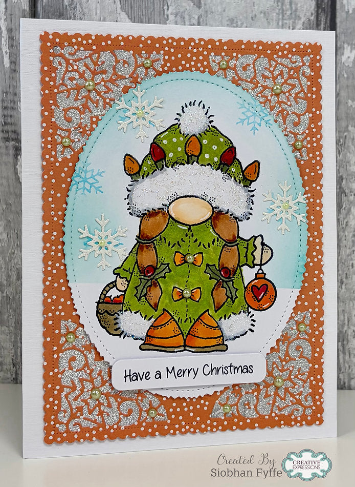 Woodware - Mrs Claus A6 Clear Stamp Set By Françoise Read - WFRS0164