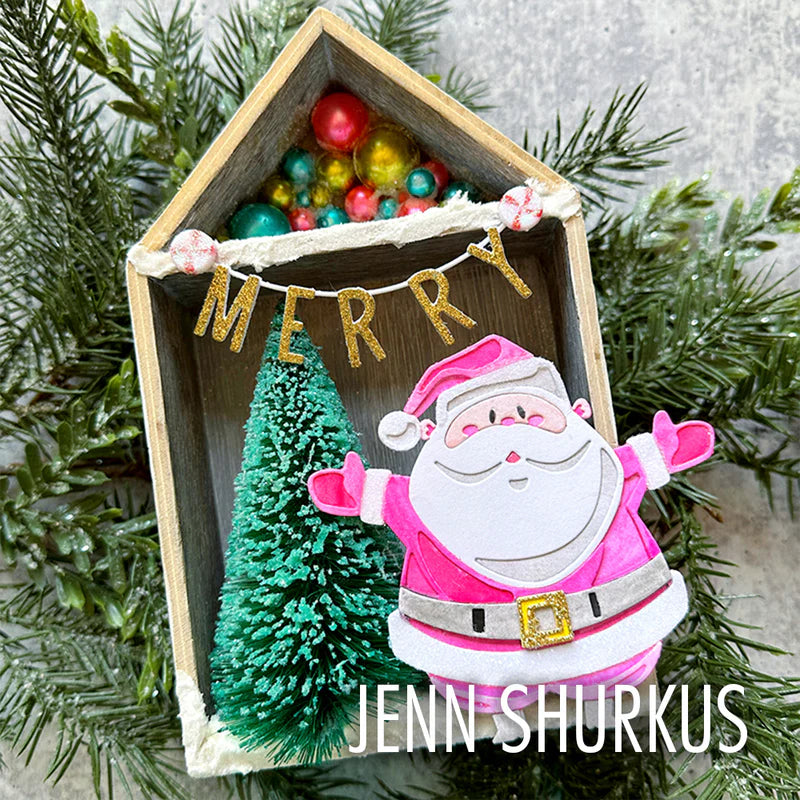 Thinlits Die Set 49PK - Santa Greetings, Colorize by Tim Holtz - 666338