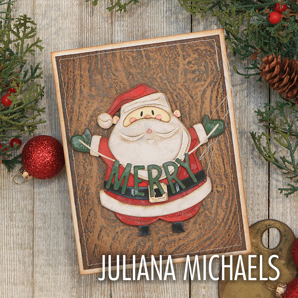 Thinlits Die Set 49PK - Santa Greetings, Colorize by Tim Holtz - 666338