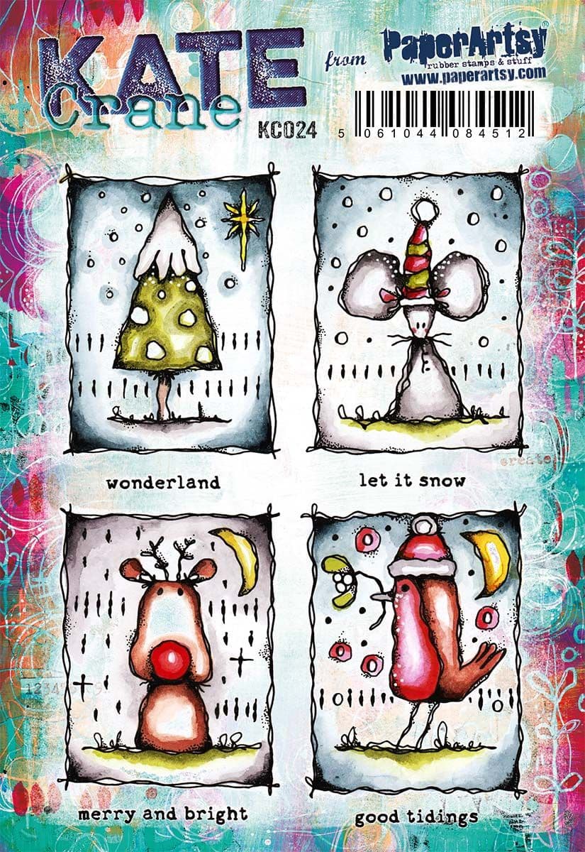 Paperartsy - Kate Crane 024 A5 Stamp Set - KC024