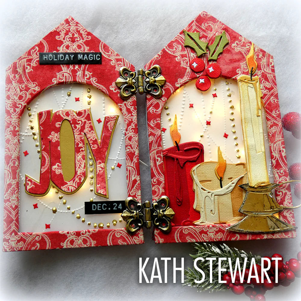 Sizzix Thinlits Die Set 11PK - Big Tidings by Tim Holtz - 666330