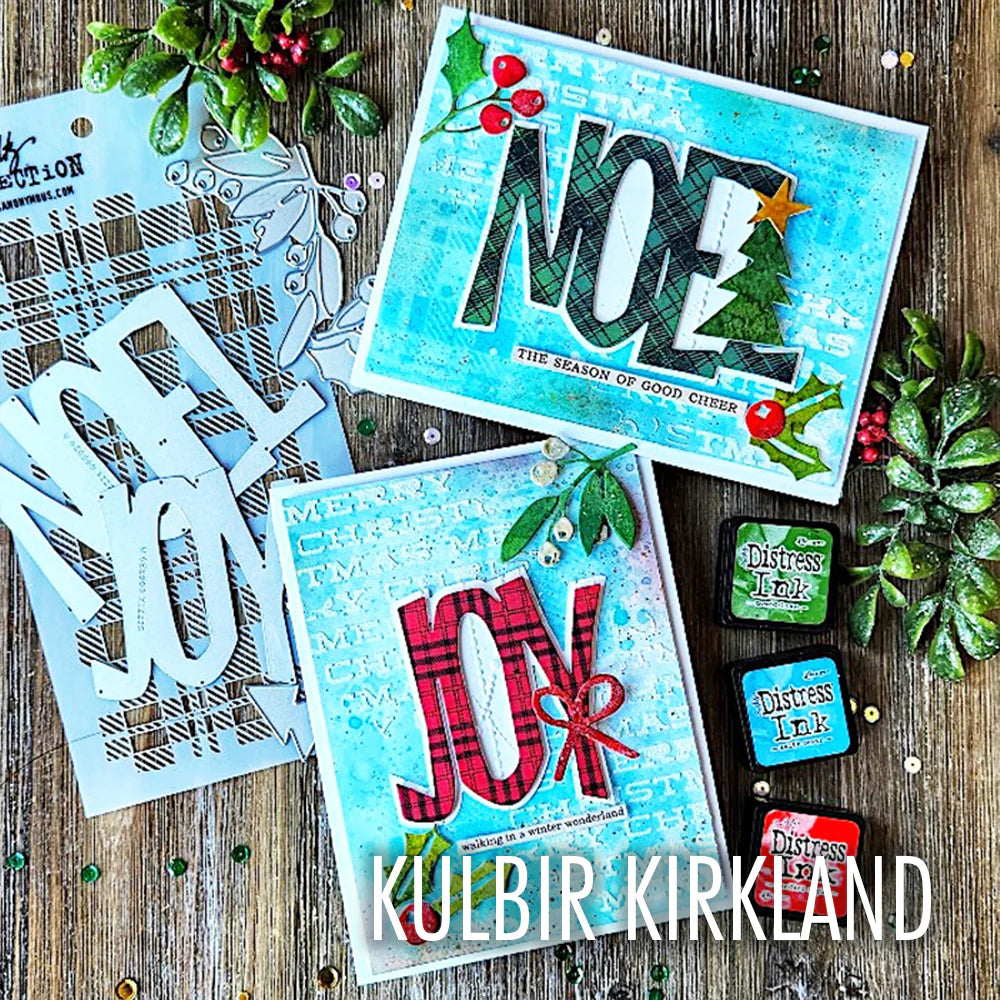 Sizzix Thinlits Die Set 11PK - Big Tidings by Tim Holtz - 666330