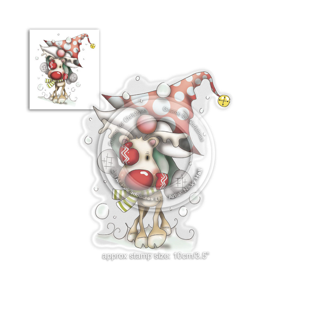 Let's Go Gnome - Clear Polymer Stamp - PD7947