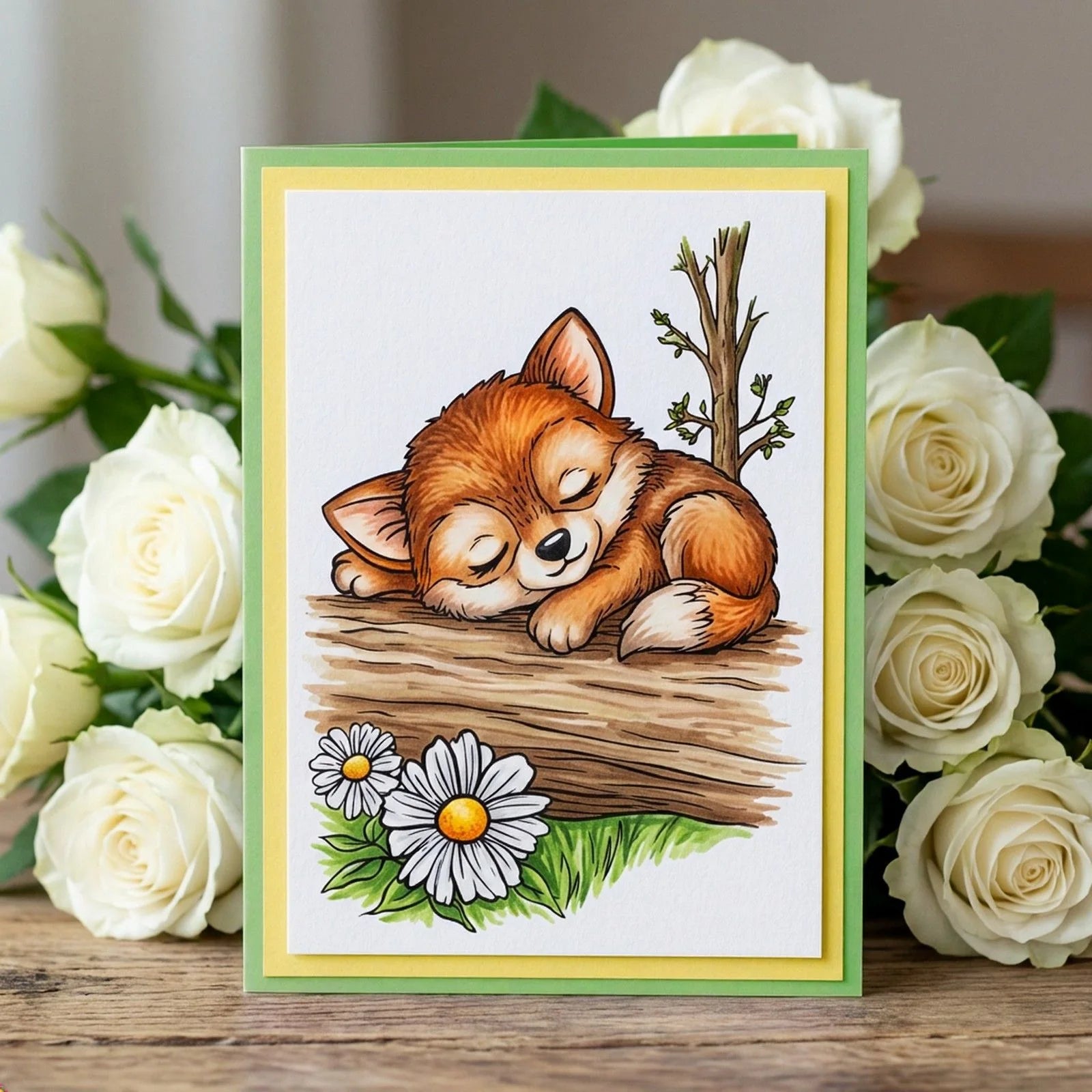 Essentials Clear Stamps Little Dreamer Fox