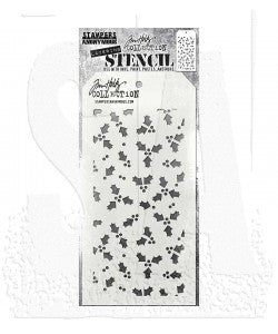 Tim Holtz Layering Stencil: Tiny Holly - THS189