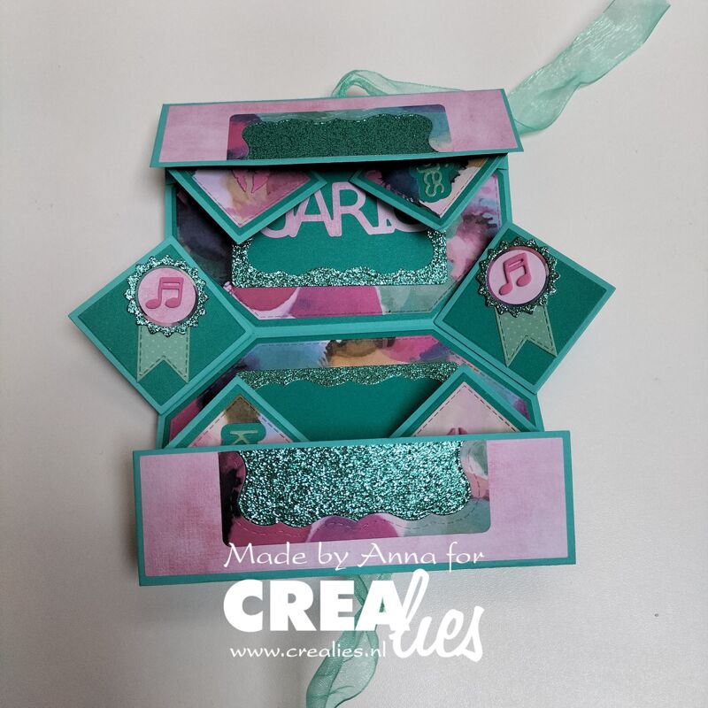 Crealies - Magic Fold Card or Mini Album Die Set - CLCZ345