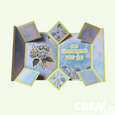 Crealies - Magic Fold Card or Mini Album Die Set - CLCZ345