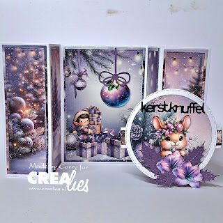 Crealies - Double Gatefold Card / Open Bay Window Card Die Set - CLCZ347