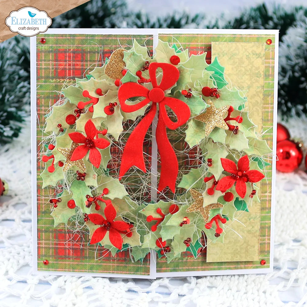 Elizabeth Craft Designs - Holiday Wreath Die Set - 2271