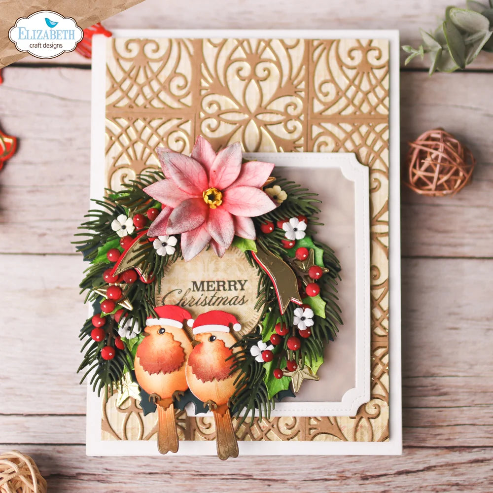 Elizabeth Craft Designs - Holiday Wreath Die Set - 2271