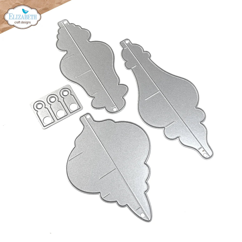 Elizabeth Craft Designs - Festive Ornaments Die Set - 2276