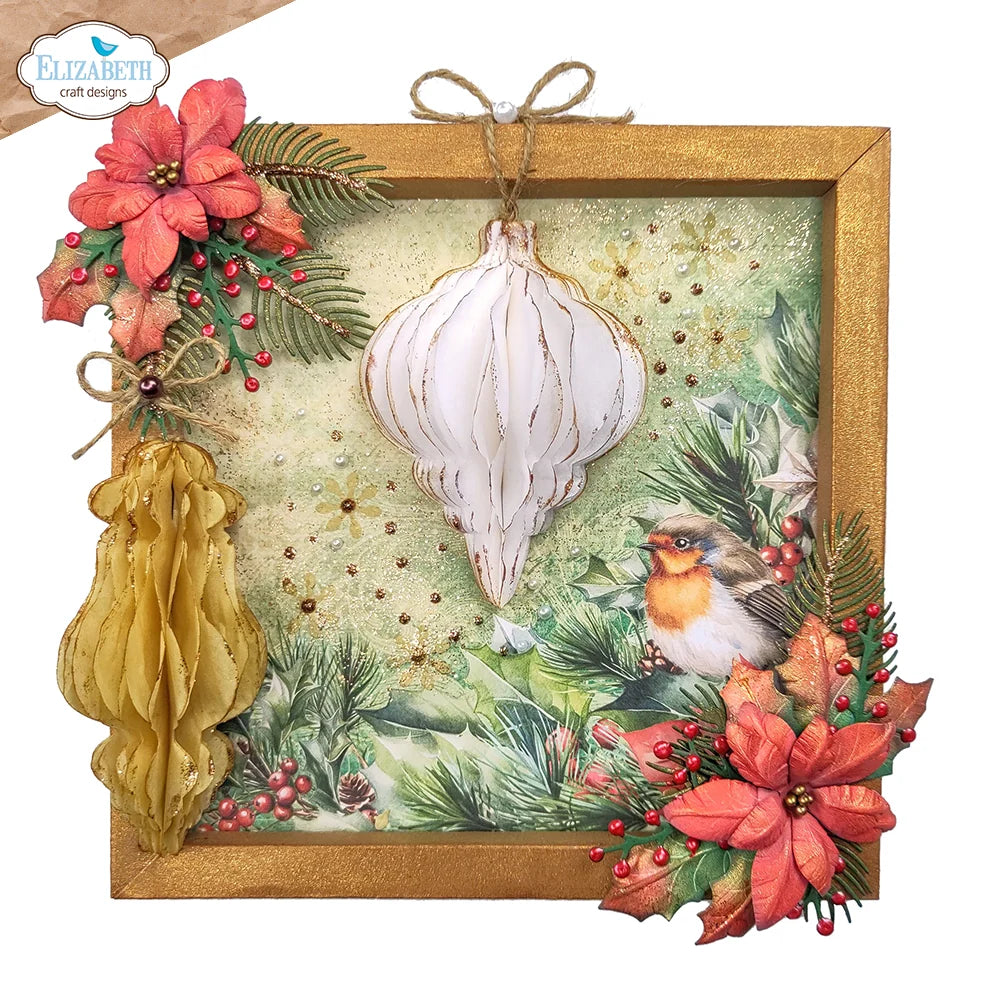 Elizabeth Craft Designs - Festive Ornaments Die Set - 2276